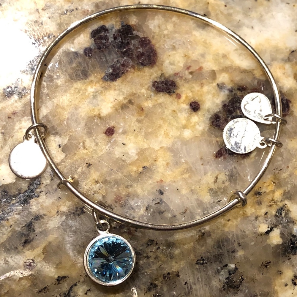 March Birthstone Bangle